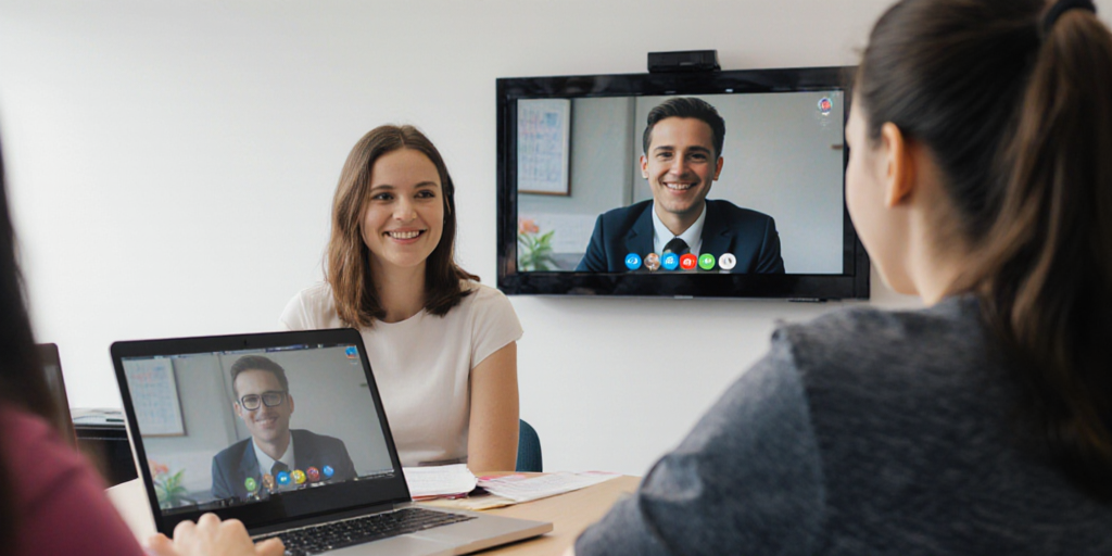 EduVida MEET video call interface